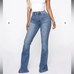 Southern Belle Flare Jeans - Medium Wash fashion nova nwt sz11